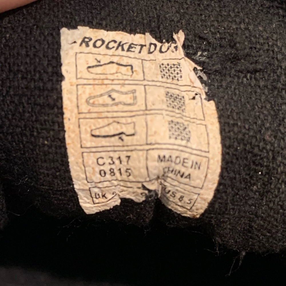 Rocket Dog | Black & White Floral Sneakers | 8.5 - Picture 7 of 8